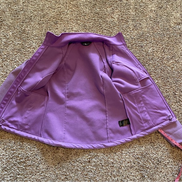 The North Face women’s M Jacket Purple fitted zipper front bottom drawstring - Picture 7 of 9